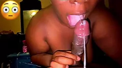 play Thot Professional Dick Drainer: Sloppy Deepthroat Oral Sex with Ebony Blowjob Expert